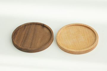 coasters cups made of wood crafts.