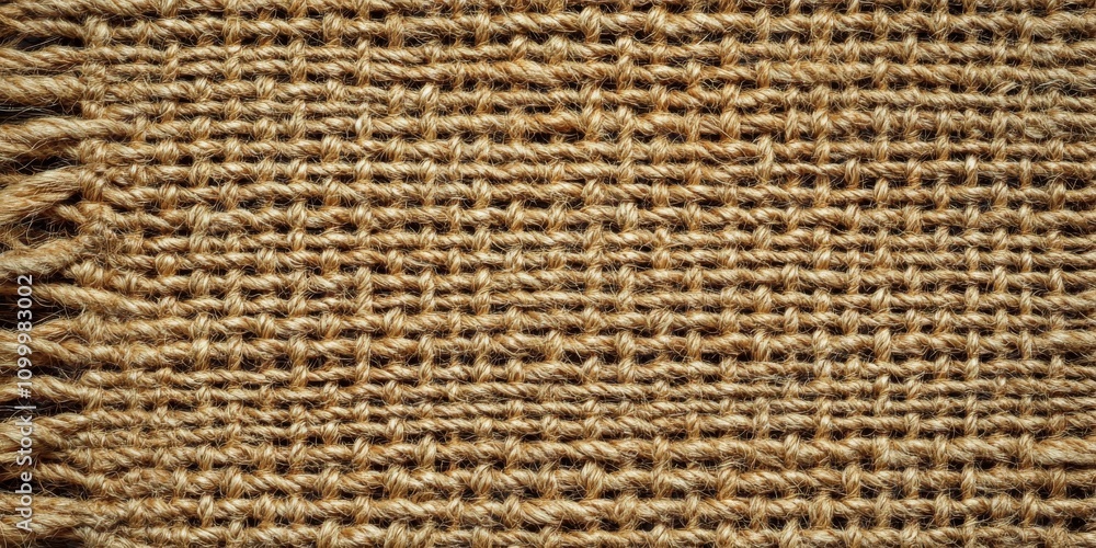 Poster seamless burlap woven texture featuring a close up macro view of jute background, highlighting the i