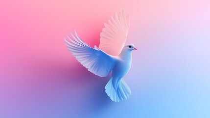 Obraz premium Peaceful Dove: A Symbol of Hope and Harmony