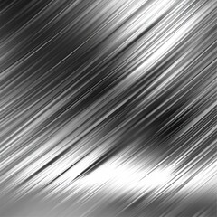 Fototapeta premium A sleek, metallic abstract background featuring diagonal streaks of silver, creating a sense of movement and elegance.