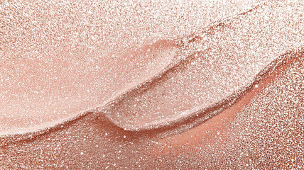 Fototapeta premium shimmering rose gold glitter background with pink and red sparkling textures creates shiny and elegant visual effect