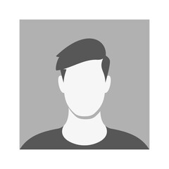 Man faceless character public avatar