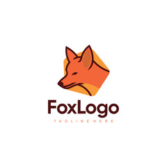 Fox logo vector template EPS