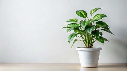 Obraz premium Indoor plant isolated on white background for decor ideas.