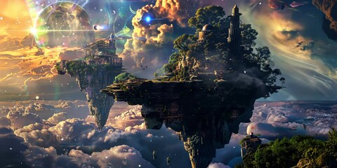 Celestial Outpost of Tranquility, 4K Video - Powered by Adobe