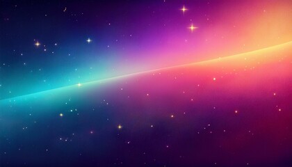 Abstract background, Deep Space Sparkle gradient background with light leak and grainy texture.