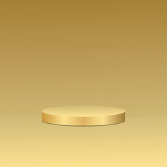 EPS Golden Podium Product Vector