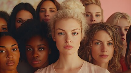 Fototapeta premium Group of Women Looking at the Camera