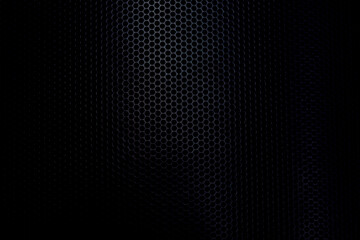 Black technology background macro,Speaker grille texture,Close-up of black background texture,macro...