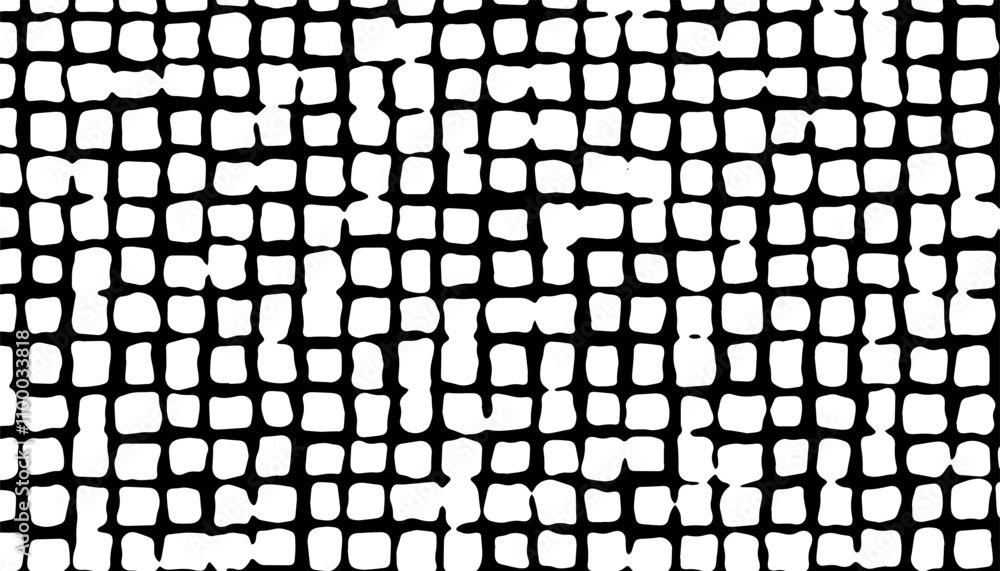 Poster black and white abstract pattern with net effect. vector format illustration