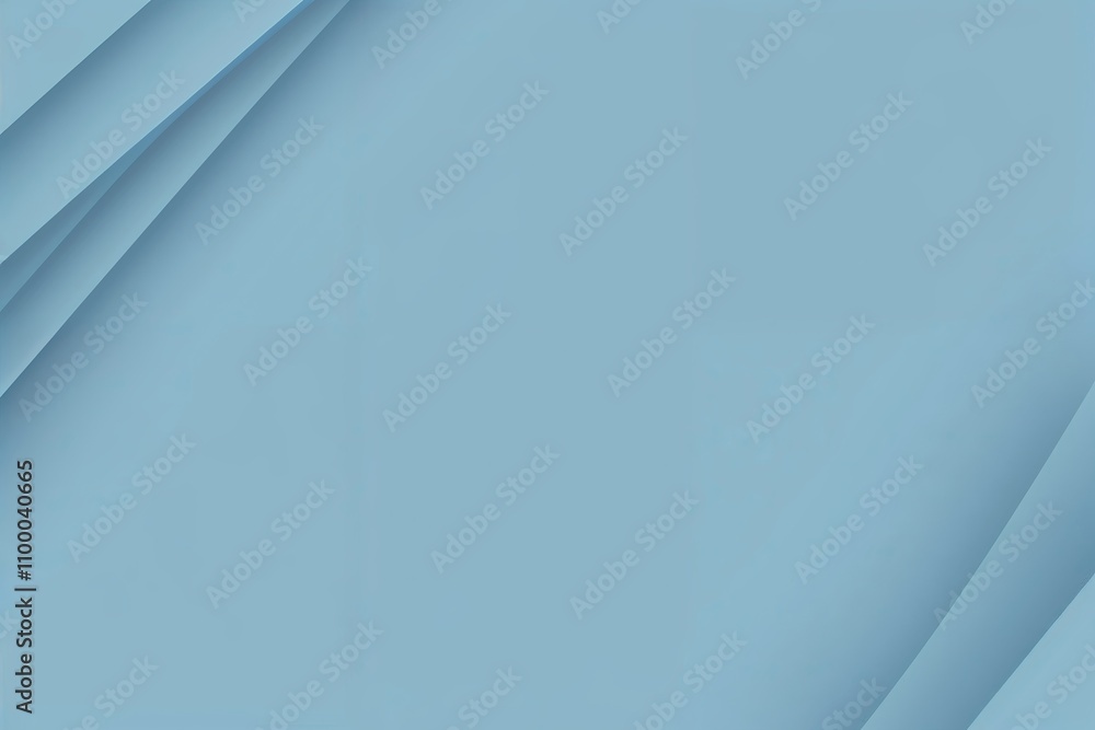 Poster minimalistic abstract light blue background with gentle shadows for product presentation