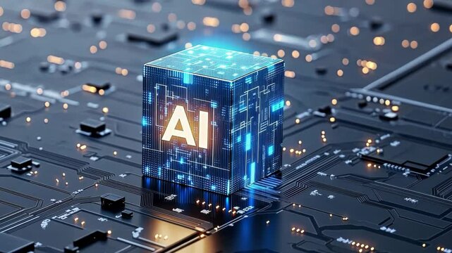 AI powering powered GPU microchip parallel computing deep machine learning