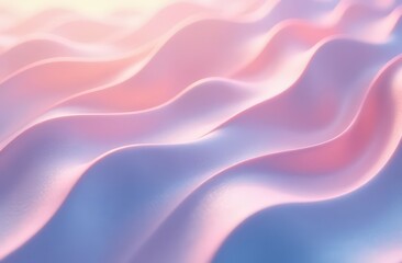 Obraz premium Wavy abstract stripes in pastel colors