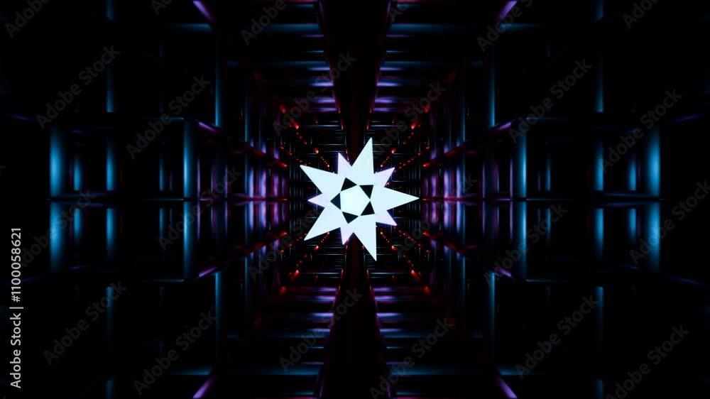 Poster vibrant patterns flash in this vj loop, igniting the dance floor with joy