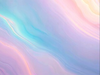 Obraz premium Ethereal Onyx Surface with Iridescent Holographic Accents and Ambient Glow