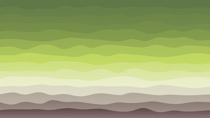 Obraz premium Green and brown coloured wave patterned background with a flowing design