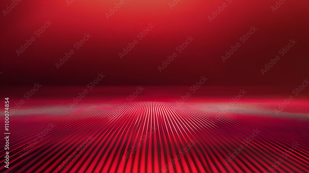 Poster abstract red background with converging lines creating a dramatic, dynamic, and textured effect.