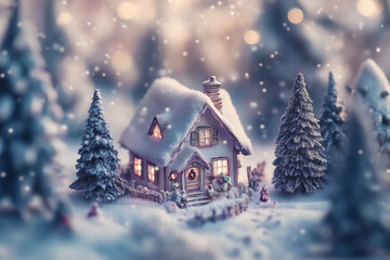 Santa's Workshop Christmas Diorama 