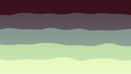 Obraz premium Lime green and brown coloured wave-patterned background with a flowing design