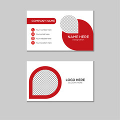 Modern and simple business card design