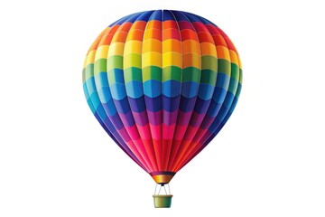 Fototapeta premium Silhouette of a hot air balloon ideal for logo design, graphic design, advertising, and marketing; perfect inspiration for aerial photography themes and creative branding concepts.