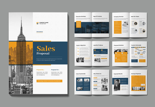Sales Proposal Template Layout