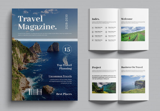 Travel Magazine Design