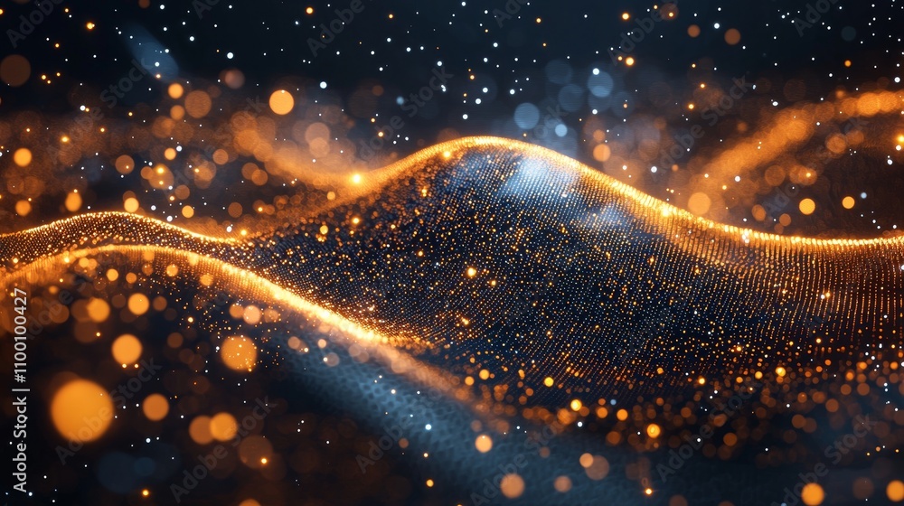 Fototapete creative visualization of ai algorithm dynamics