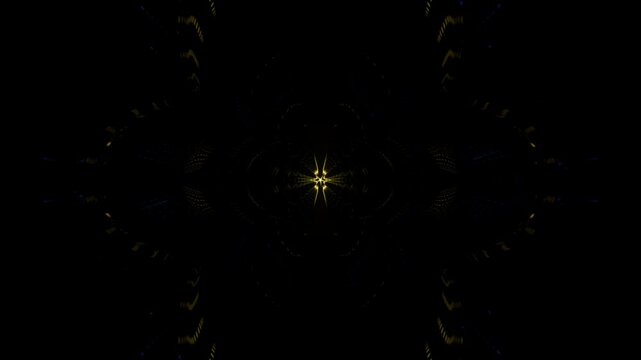 Mesmerizing Blend of Art and Music in an Electric VJ Loop