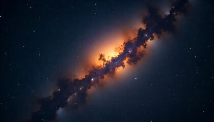 Fototapeta premium Stunning Night Sky with Stars and Galaxies in Outer Space