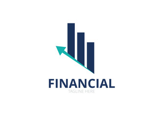 Best financial logo template design