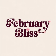 Fototapeta premium February Bliss Floral Design Hearts Flowers