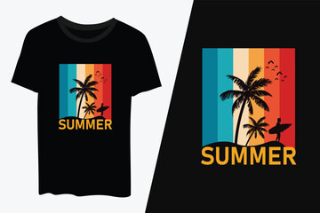 Summer season t-shirt, Summer Vibes Holiday t-shirt, Surfing, Sea Beach,, typography  t-shirt Vector design
