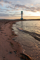 Leuchtturm Friedrichsort am Falclensteiner Strand, Kieler Förde, Ostsee, Kiel