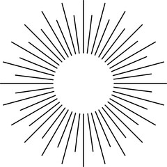 Fototapeta premium Sunburst set. Big collection sunburst best quality. Vector