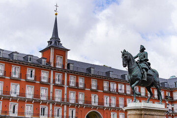 Naklejka premium Plaza Mayor Madrid