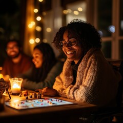 Cozy Game Night with Friends