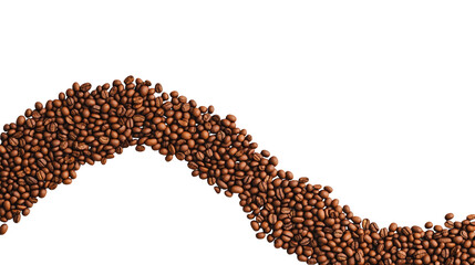 Coffee beans fabric, rich brown pattern for kitchen, home decor, and diy projects. warm inviting textile design.