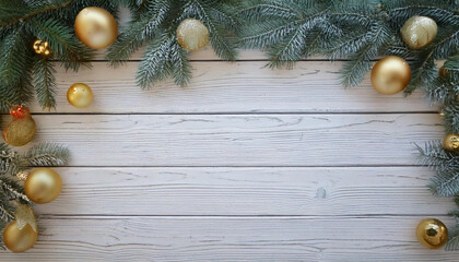 Christmas style border with a space for text or product