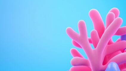 Obraz premium Man-made natural coral reef diving platform.