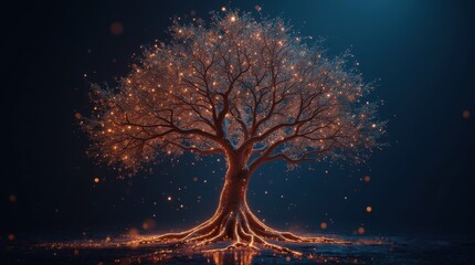 Glowing Circuit Tree of Data Streams