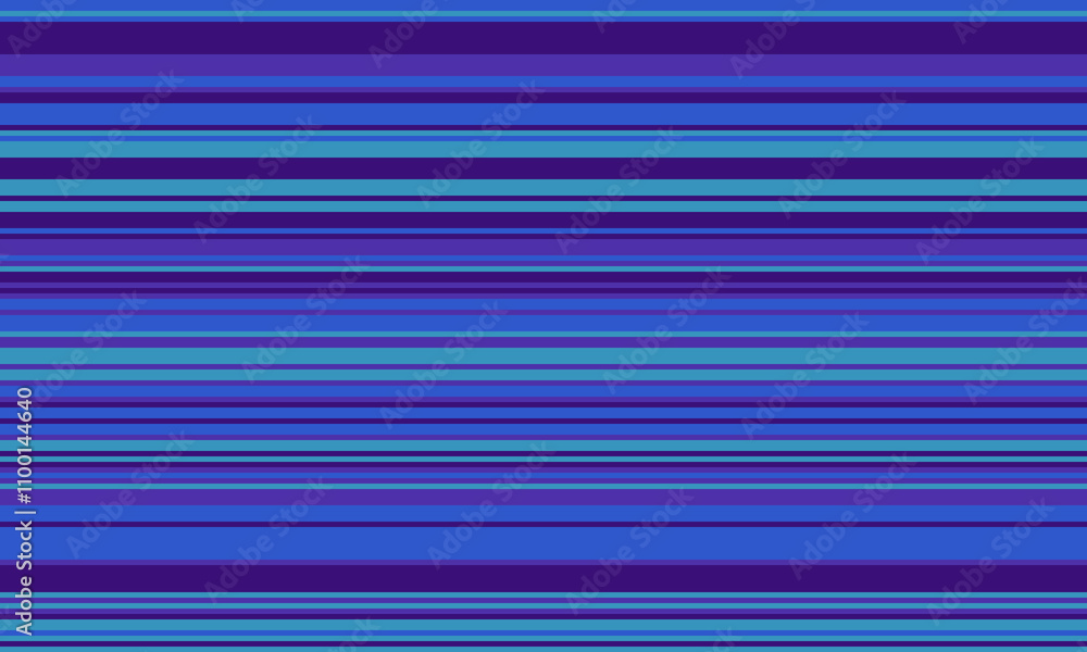 Poster geometric stripes seamless vector pattern with horizontal lines in varied colours, creating an abstr