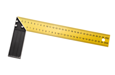 Angle ruler isolated on white