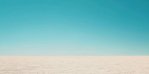 Clear Blue Sky with Endless Horizon