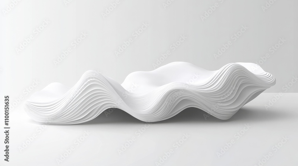 Poster minimalist abstract white background design in vector format.