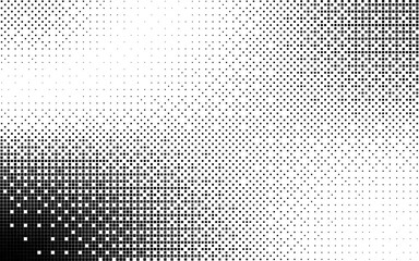 Vector illustration of monochrome bitmap background texture.