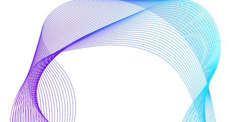 Abstract Waving Line Technology Background.