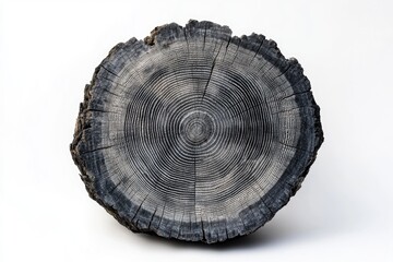 A detailed view of wooden texture on a clean background