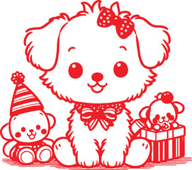 Obraz premium santa claus and christmas gifts