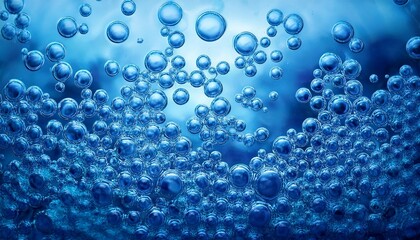 blue bubble background